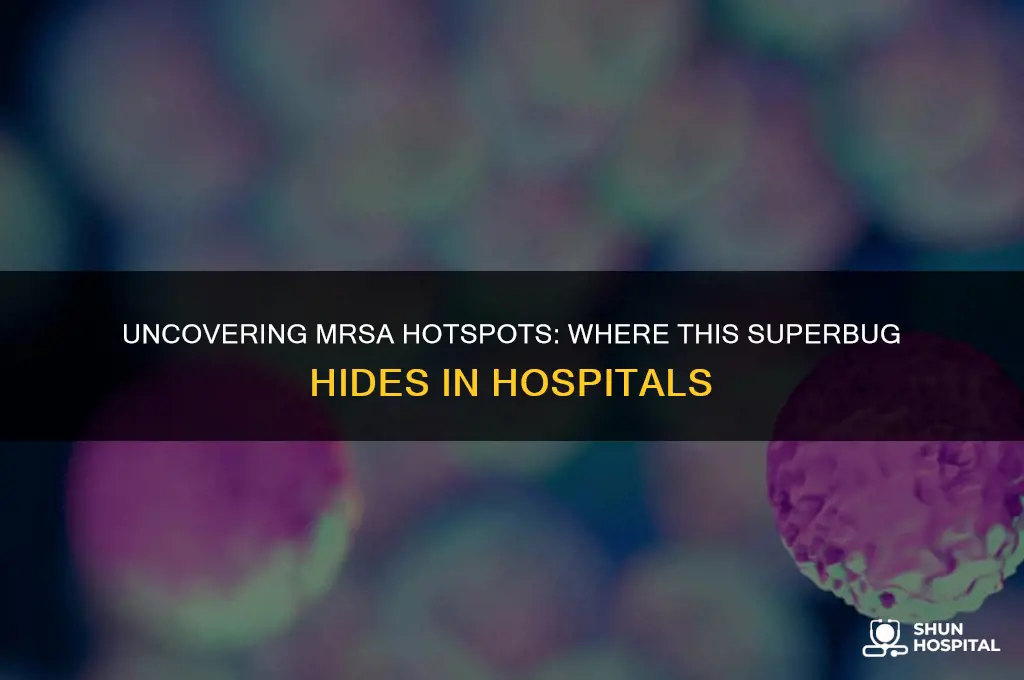 where is mrsa located in the hospital
