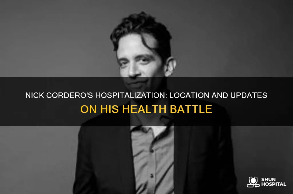 where is nick cordero hospitalized