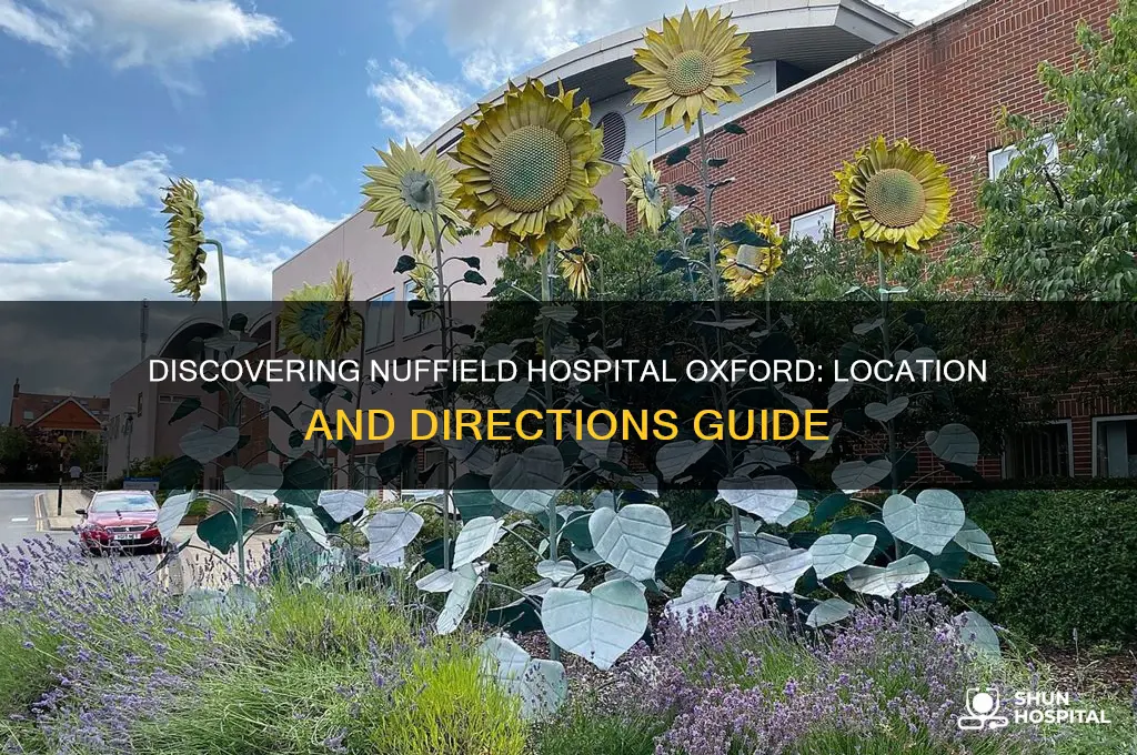 where is nuffield hospital oxford