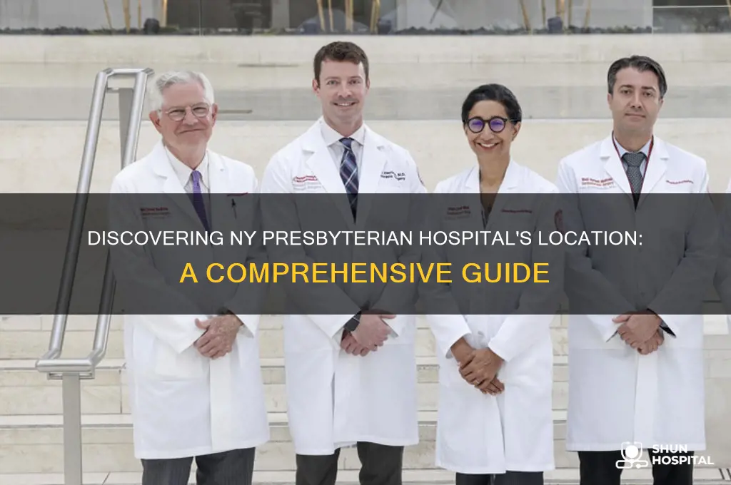 where is ny presbyterian hospital