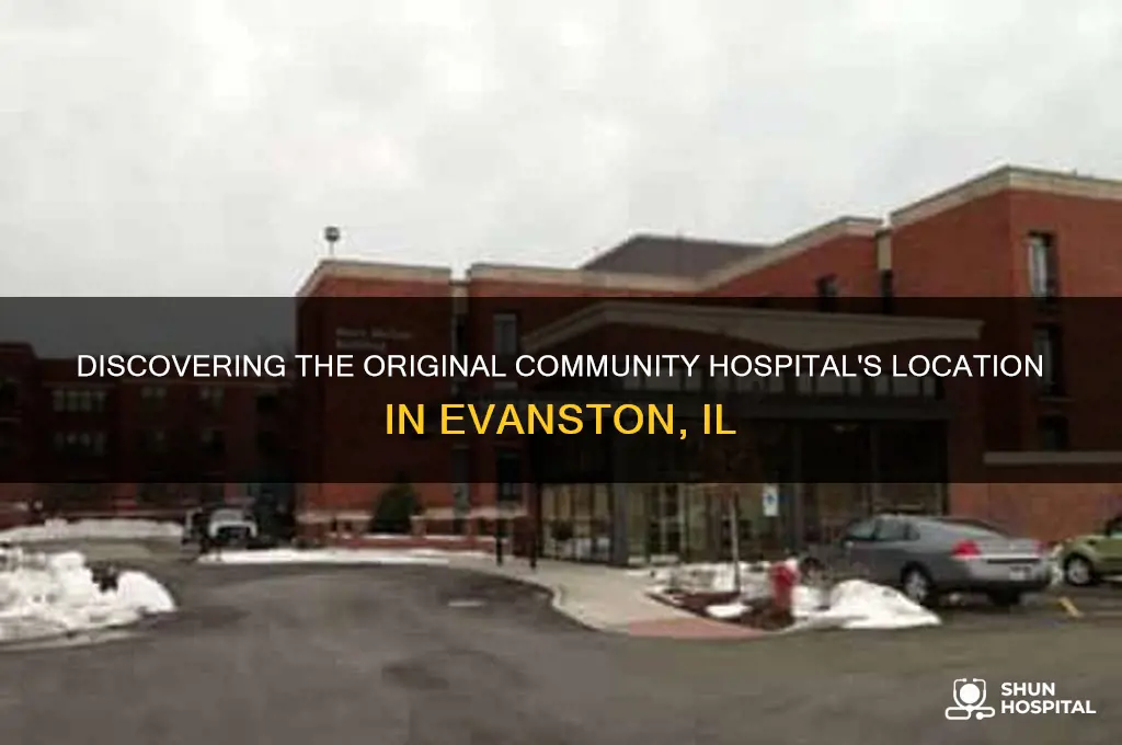 where is originnal community hospital in evanston il located