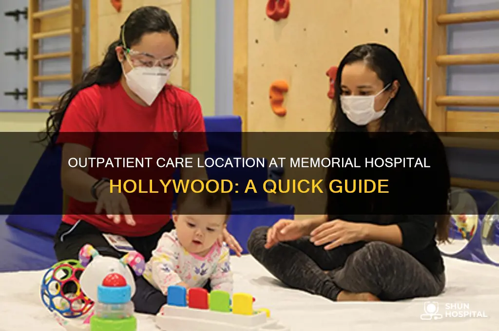 where is outpatient care located at memorial hospital in hollywood