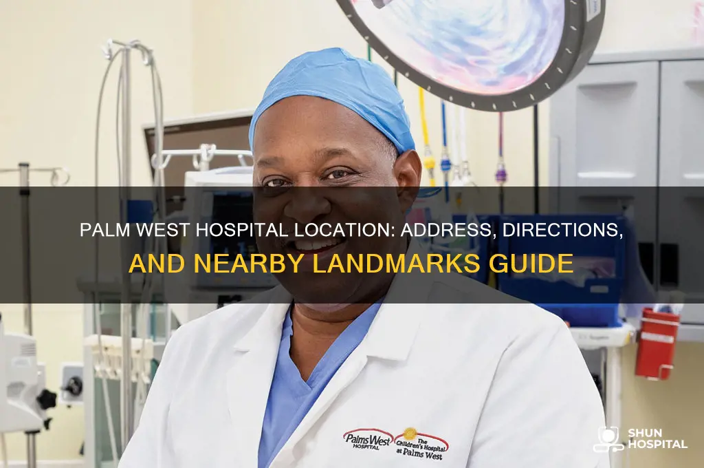 where is palm west hospital