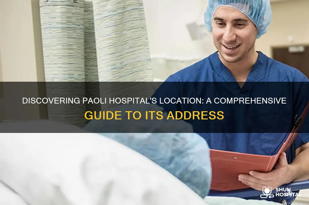 where is paoli hospital
