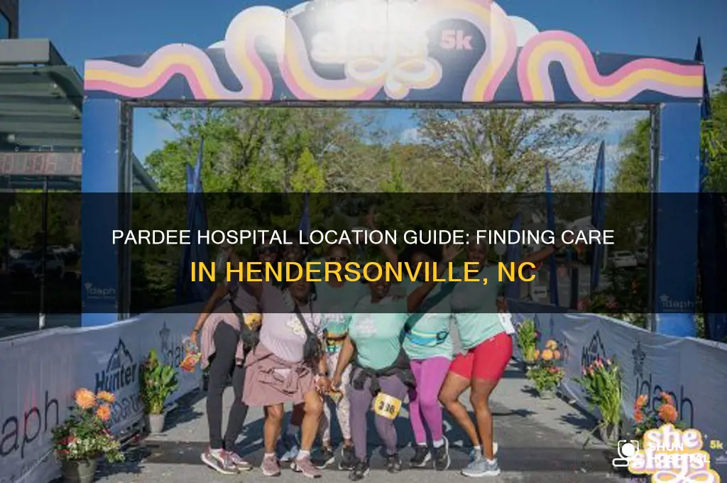 where is pardee hospital in hendersonville nc