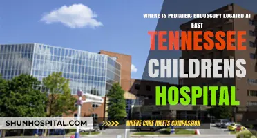 Pediatric Endoscopy Location at East Tennessee Children's Hospital