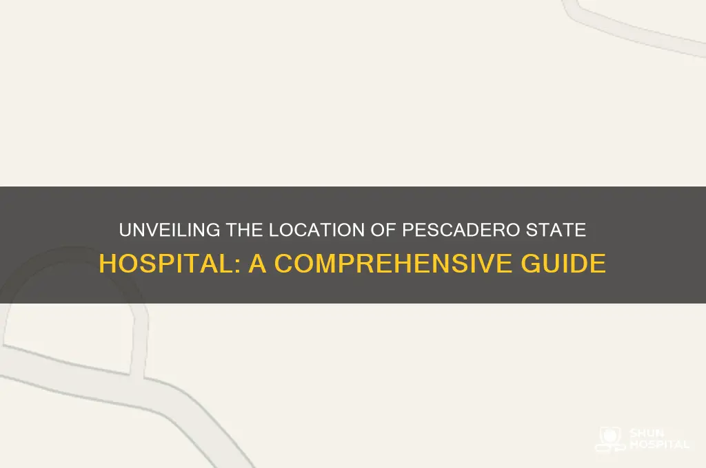 where is pescadero state hospital