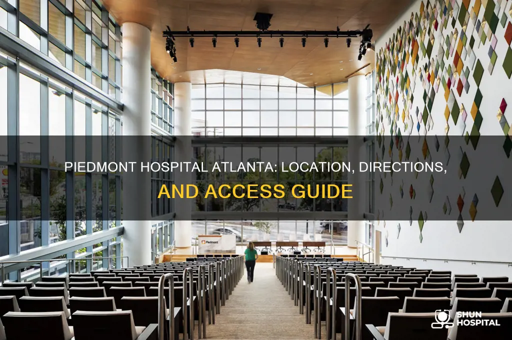 where is piedmont hospital in atlanta ga