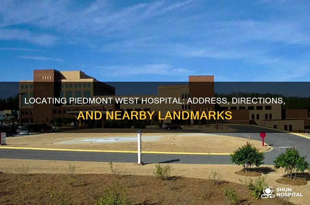 where is piedmont west hospital
