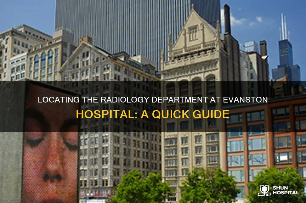 where is radiology department at evanston hospital