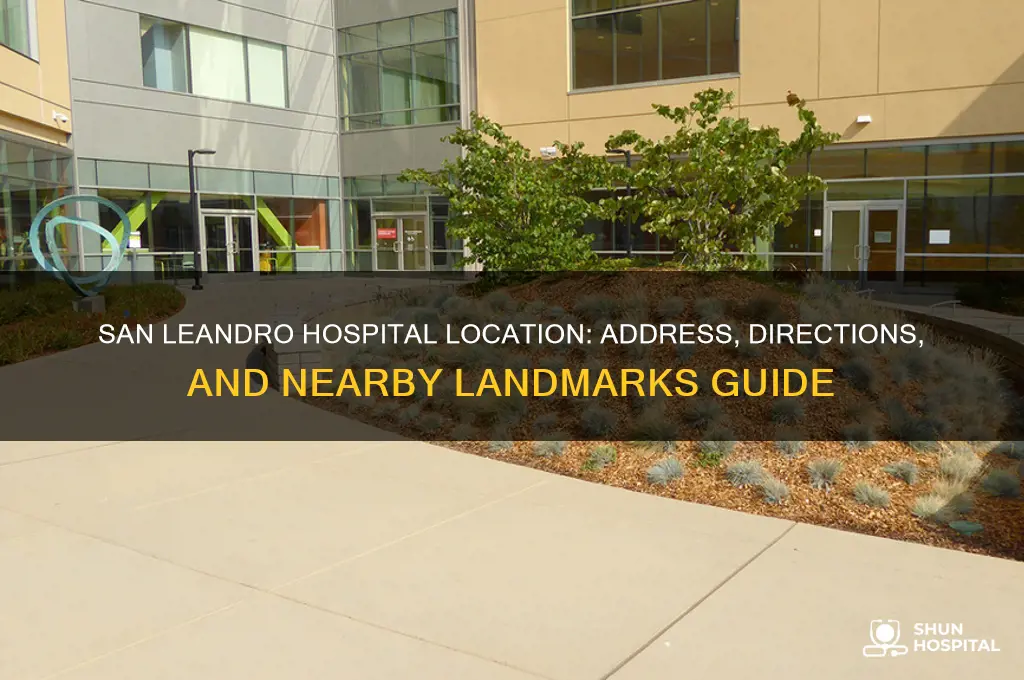 where is san leandro hospital