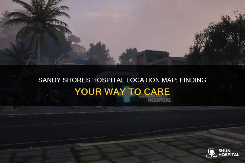 where is sandy shores hospital location map
