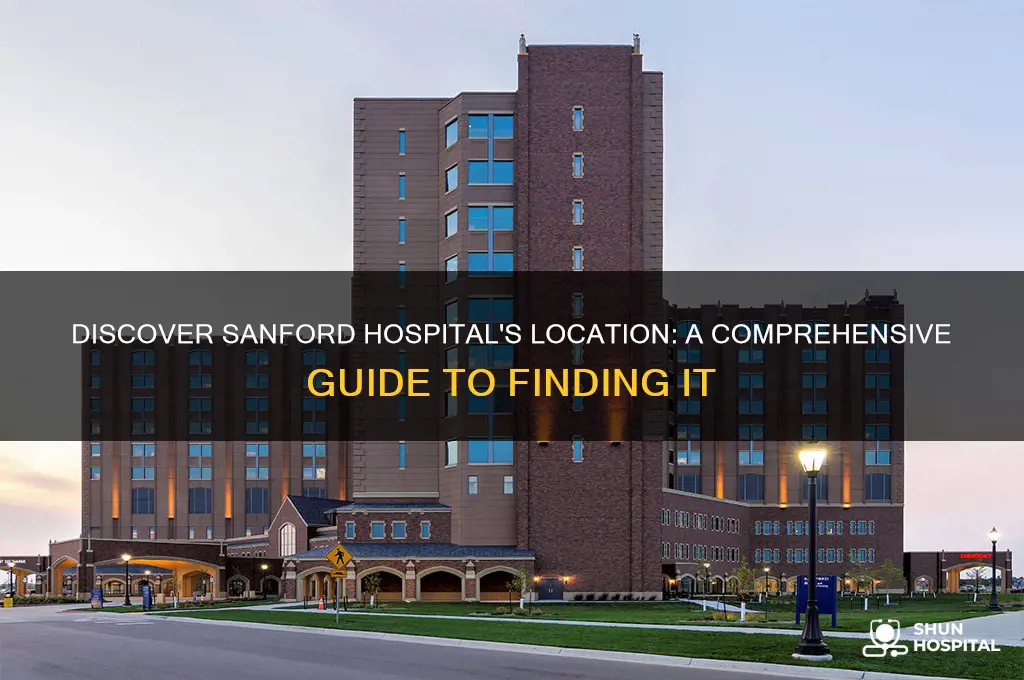 where is sanford hospital