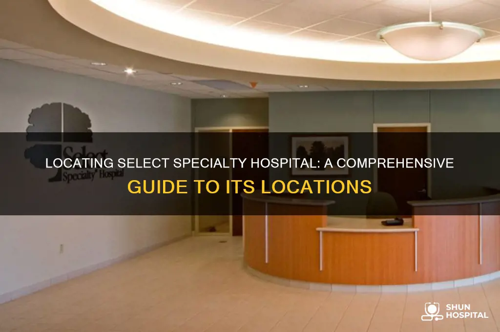where is select specialty hospital
