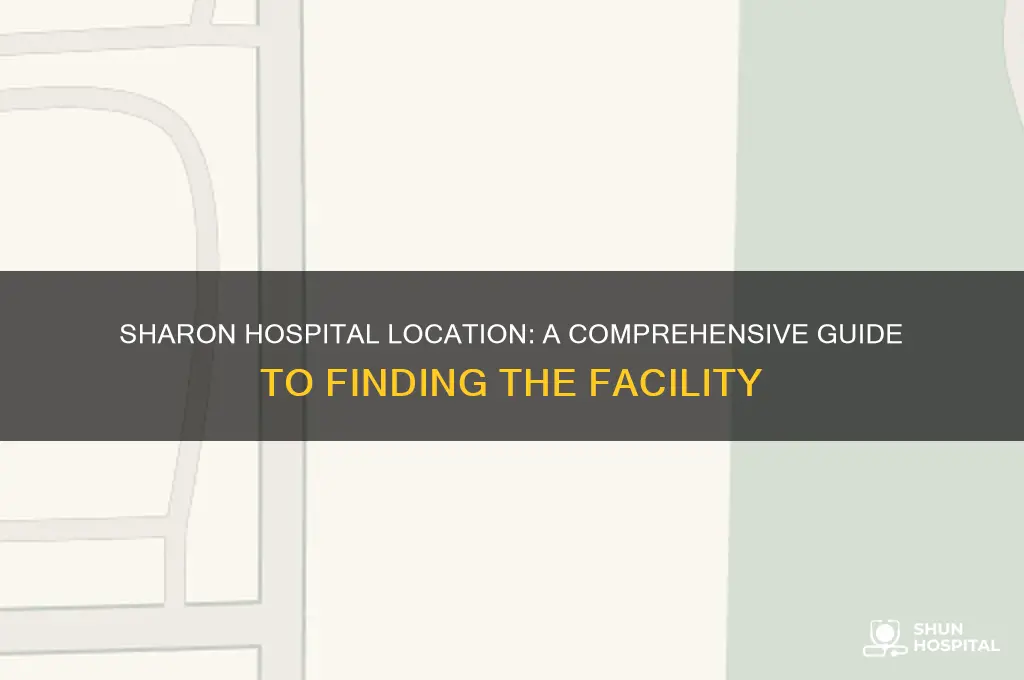 where is sharon hospital