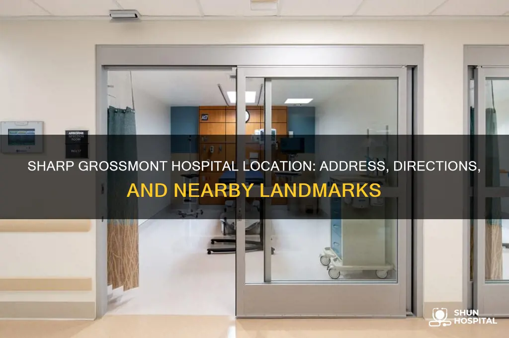where is sharp grossmont hospital