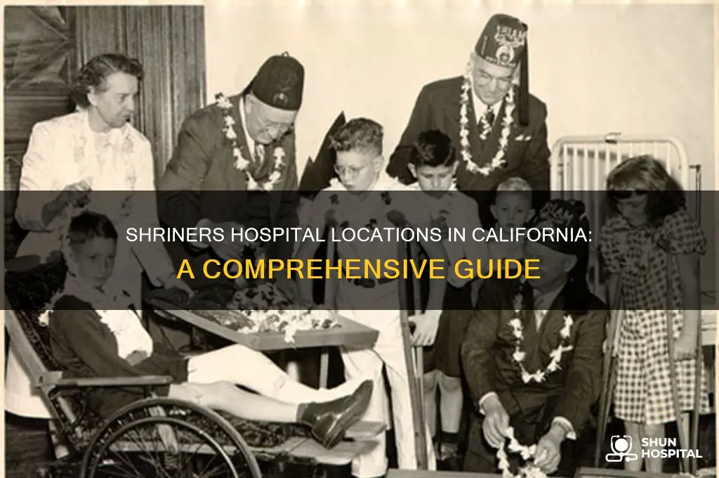 where is shriners hospital located in ca