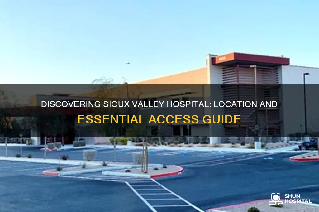 where is sioux valley hospital