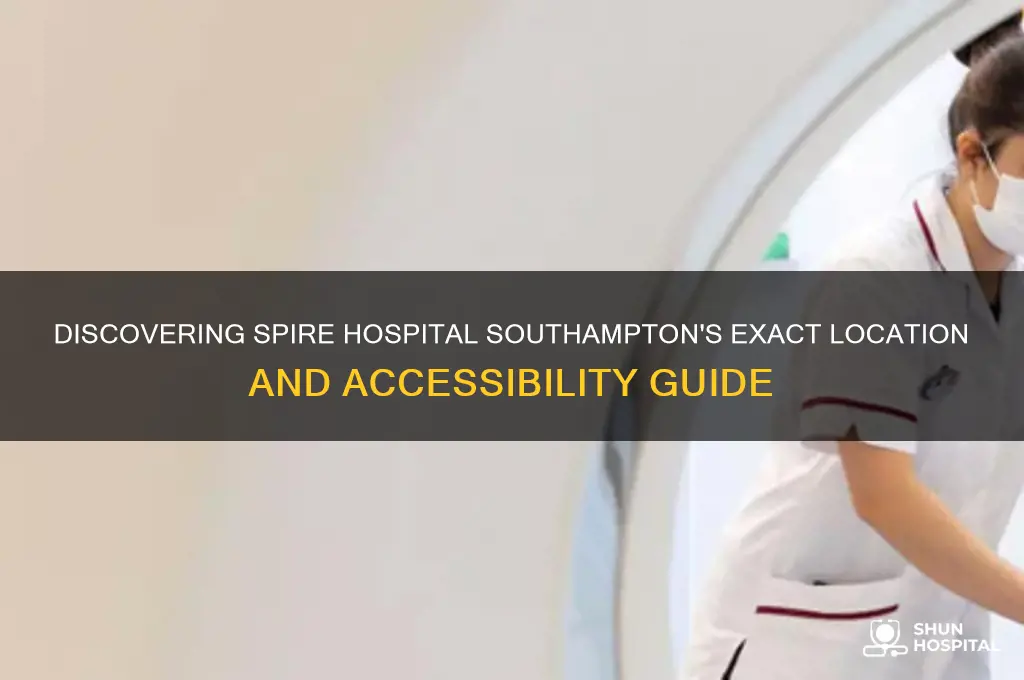where is spire hospital southampton