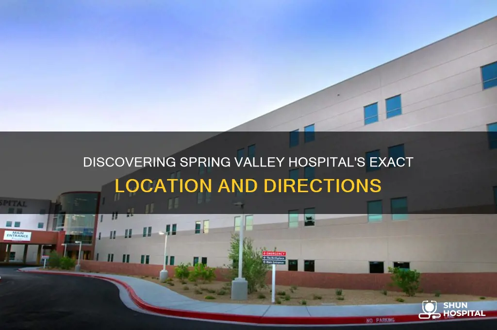where is spring valley hospital