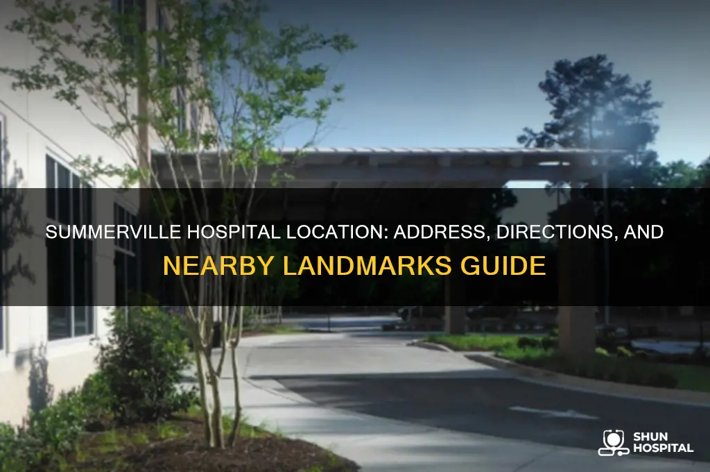 where is summerville hospital