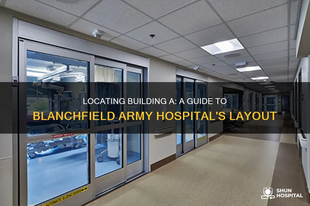 where is the a building on blanchfield army hospital