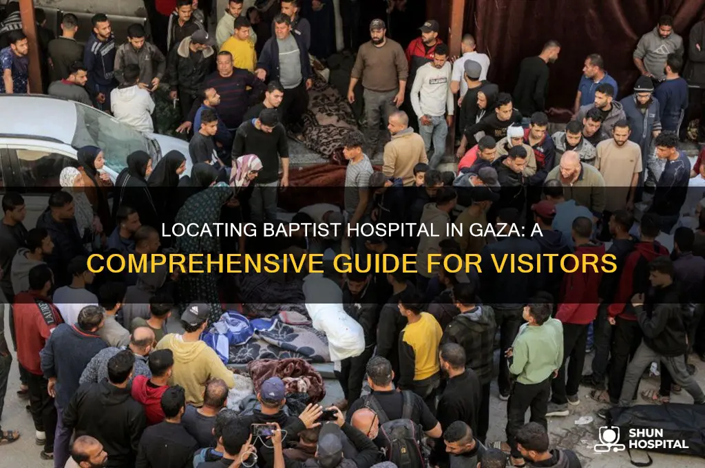 where is the baptist hospital in gaza