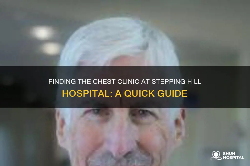 where is the chest clinic at stepping hill hospital