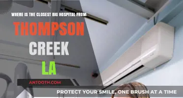 Nearest Major Hospital to Thompson Creek, LA: Location and Directions