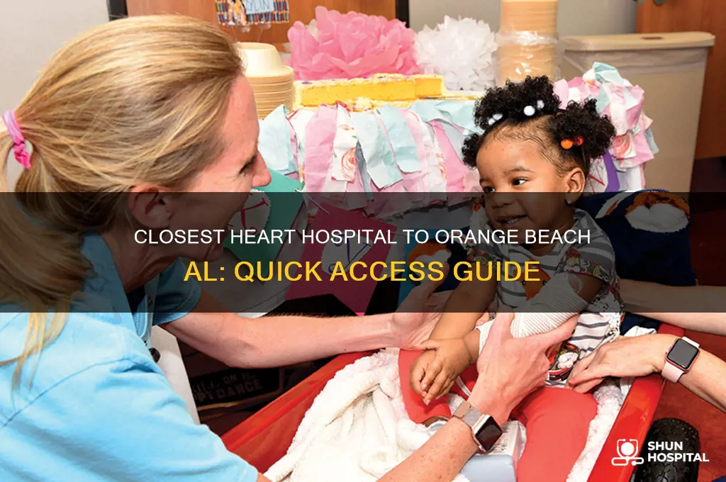 where is the closest heart hospital to orange beach al