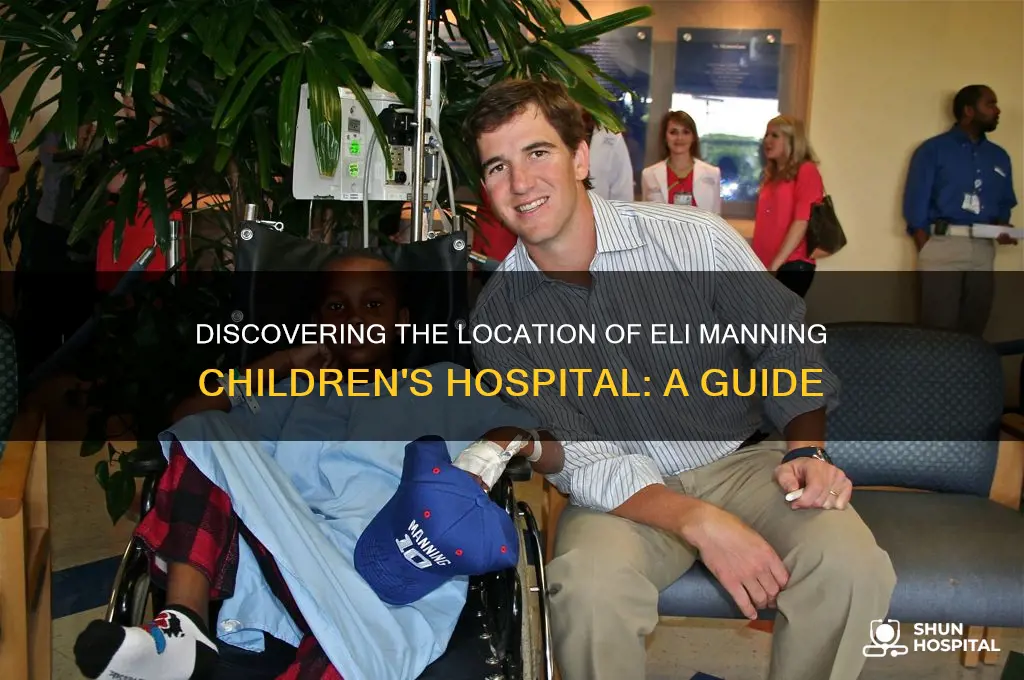 where is the eli manning childrens hospital