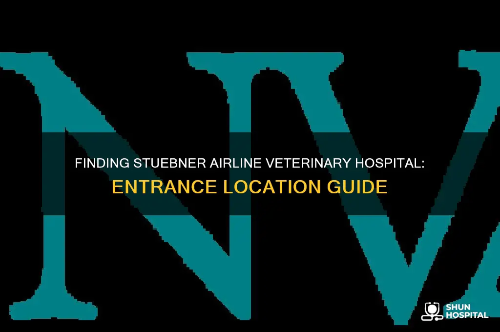 where is the entrance to stuebner airline veterinary hospital