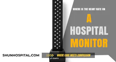 Understanding Hospital Monitors: Locating the Heart Rate Display Easily