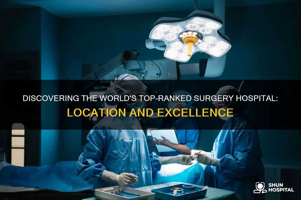 where is the highest ranked surgery hospital