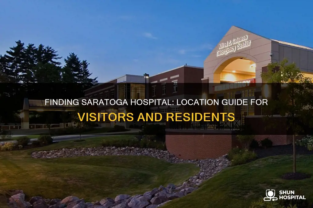 where is the hospital in saratoga ny
