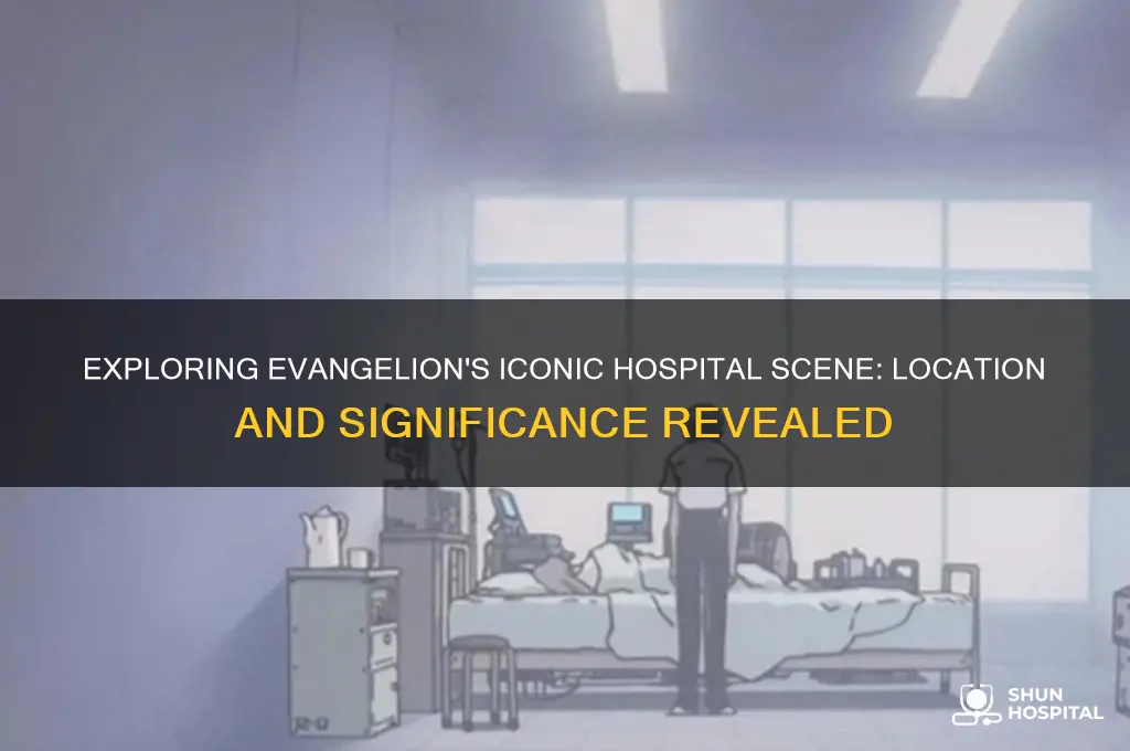 where is the hospital scene in evangelion