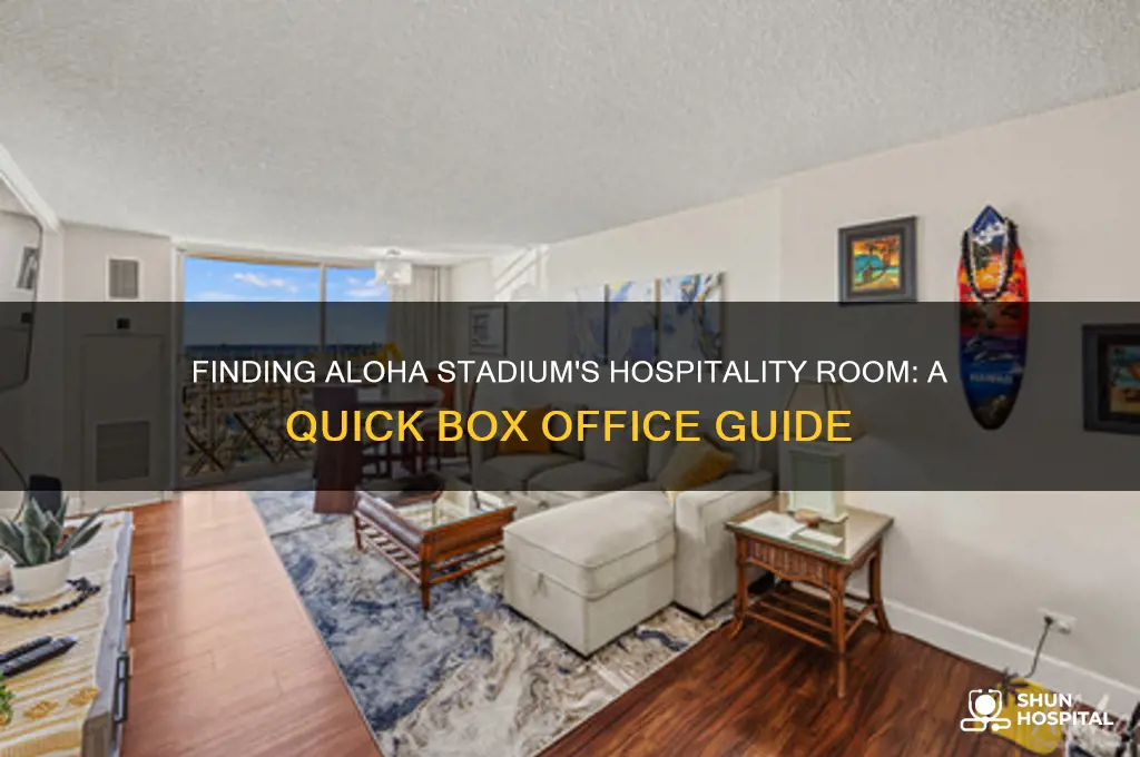where is the hospitality room at aloha stadium box office