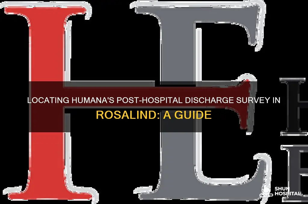 where is the humana post hospital discharge survey in rosalind