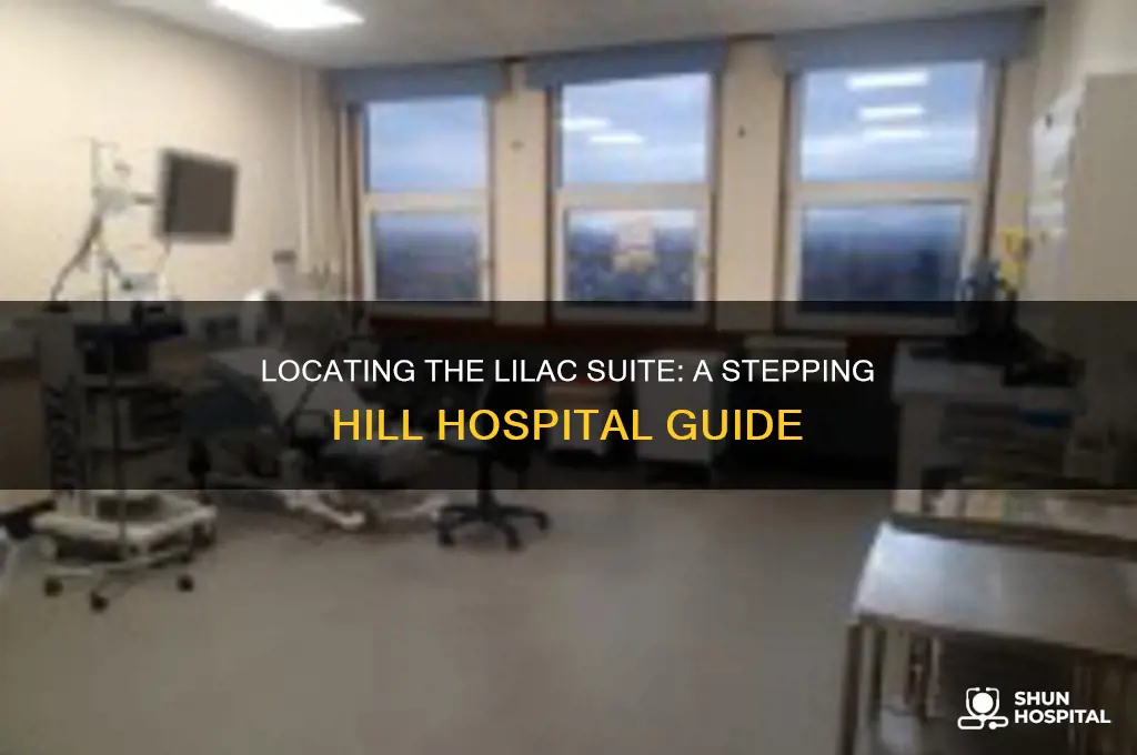 where is the lilac suite at stepping hill hospital