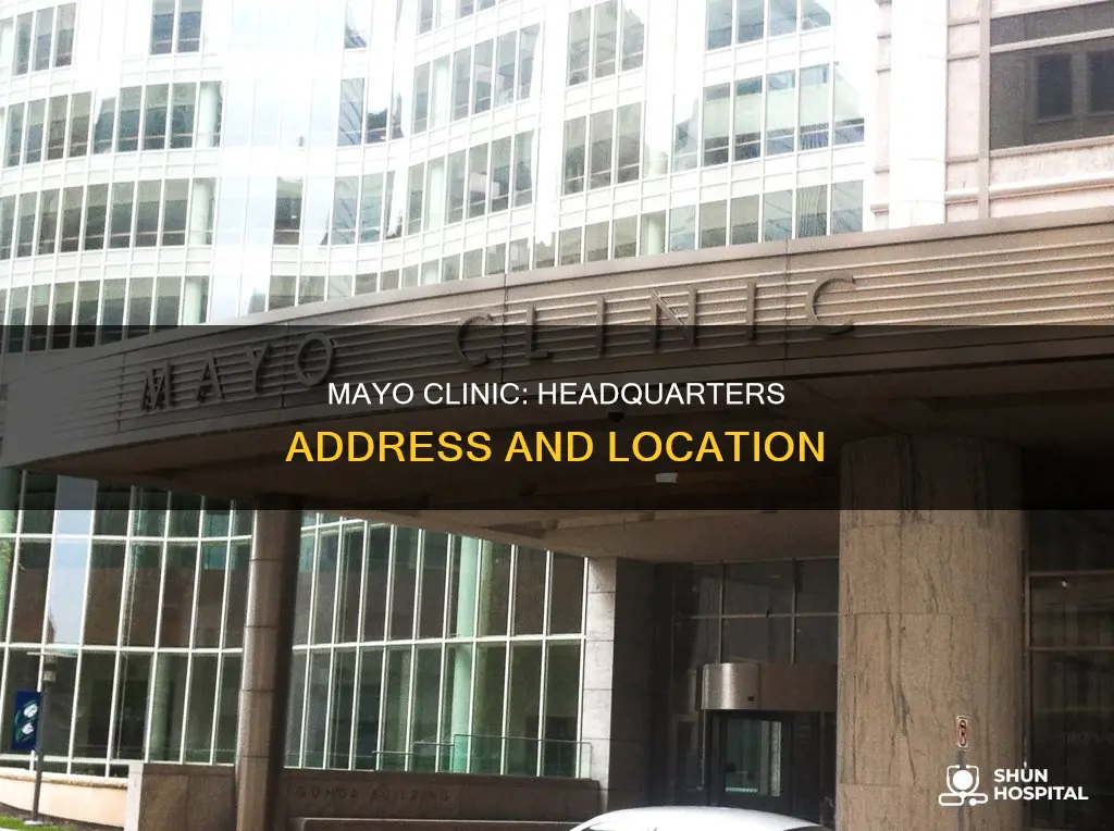 where is the mayo clinic headquarters address