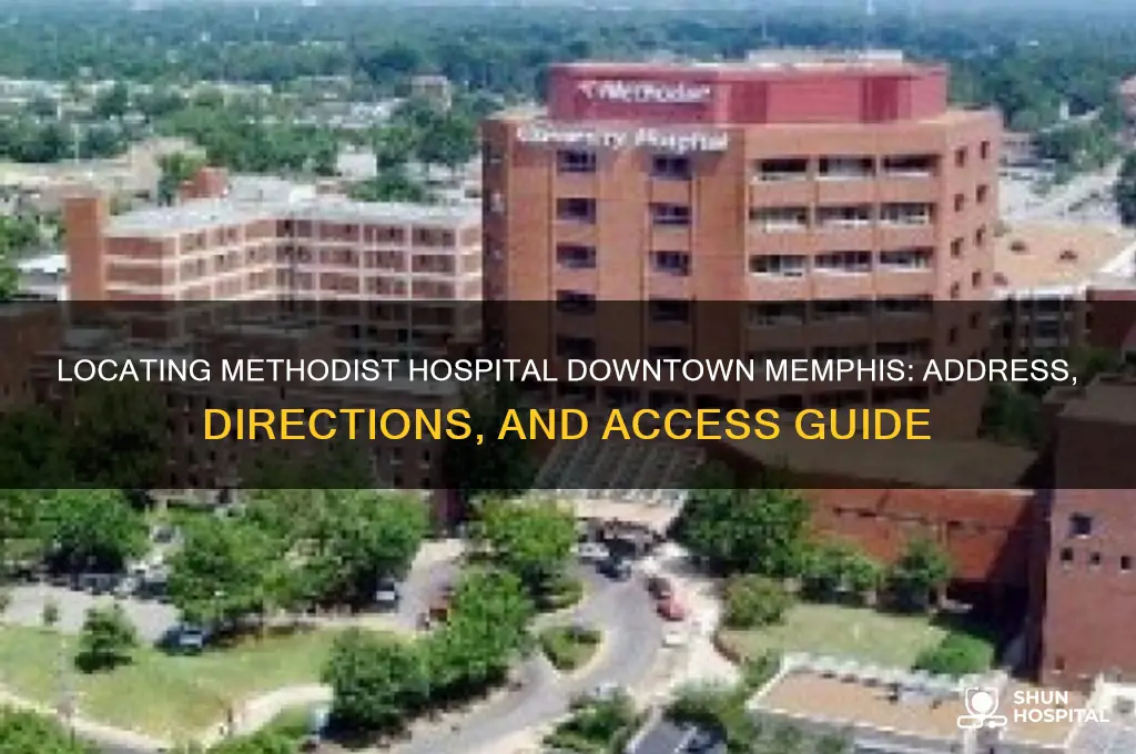where is the methodist hospital downtown memphis