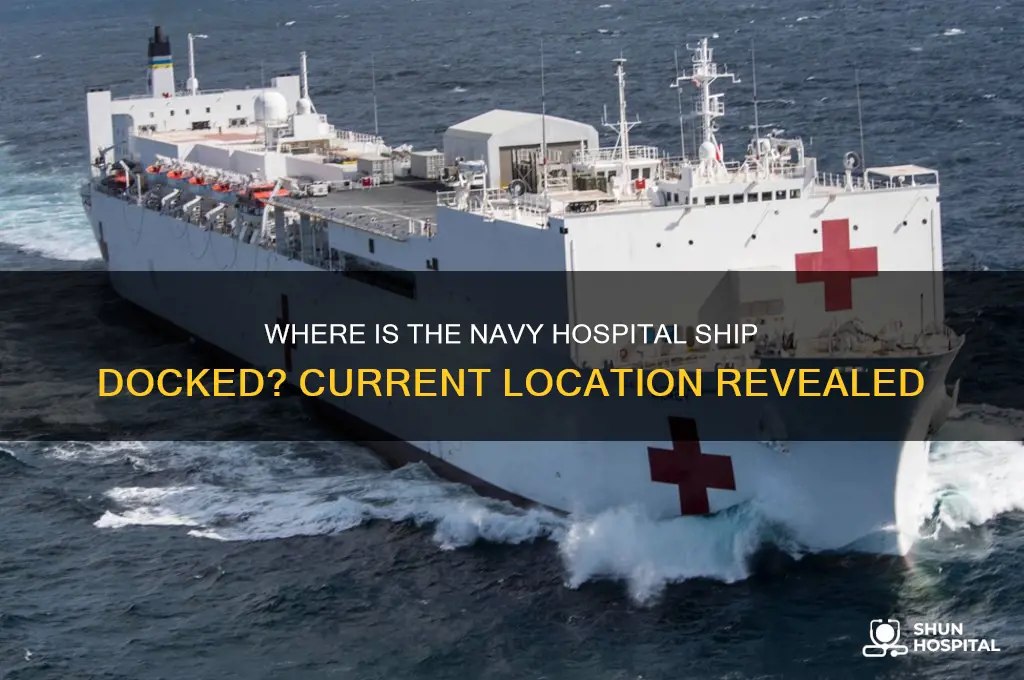 where is the navy hospital ship docked