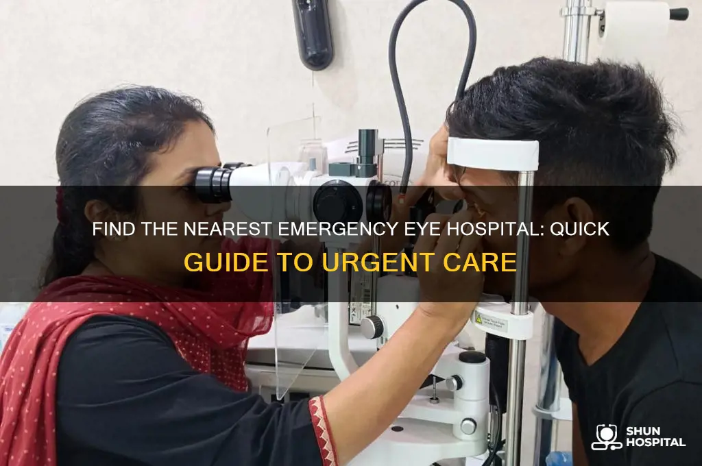 where is the nearest emergency eye hospital