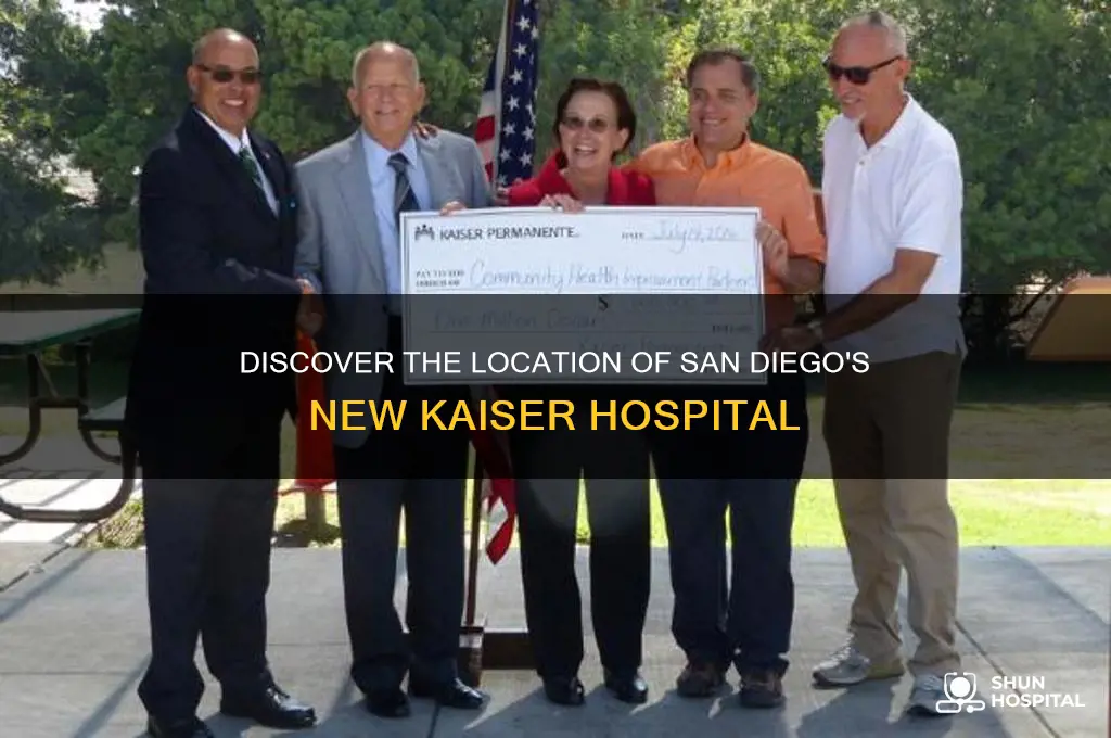 where is the new kaiser hospital in san diego