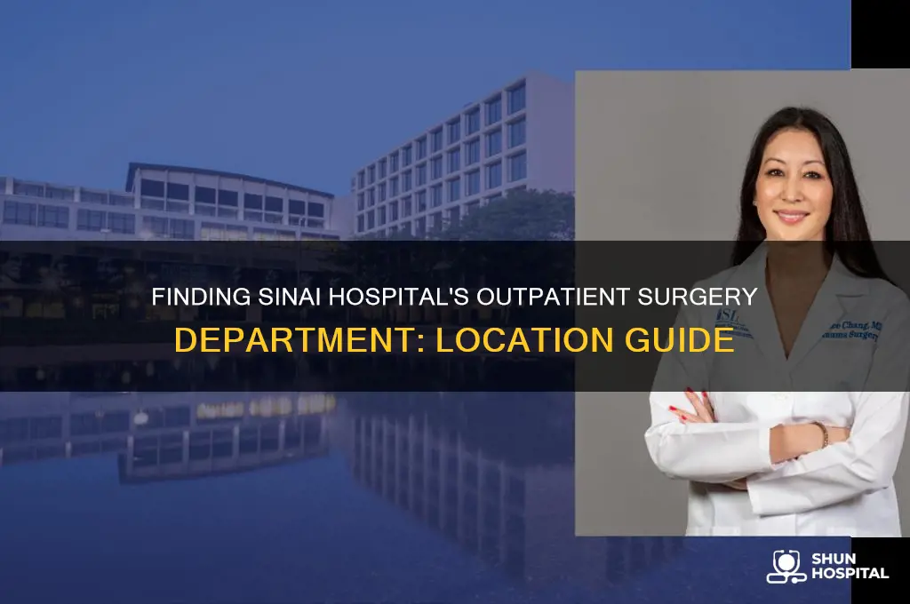 where is the outpatient surgery dept at sinai hospital