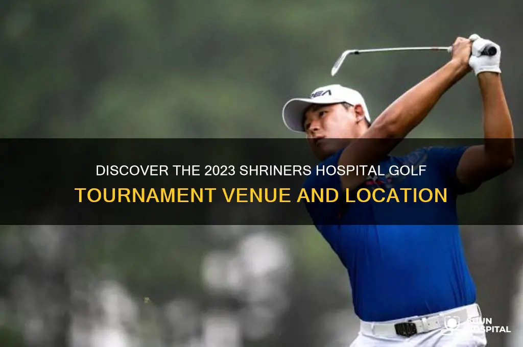 where is the shriners hospital golf tournament being played