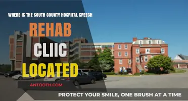 South County Hospital Speech Rehab Clinic Location Guide