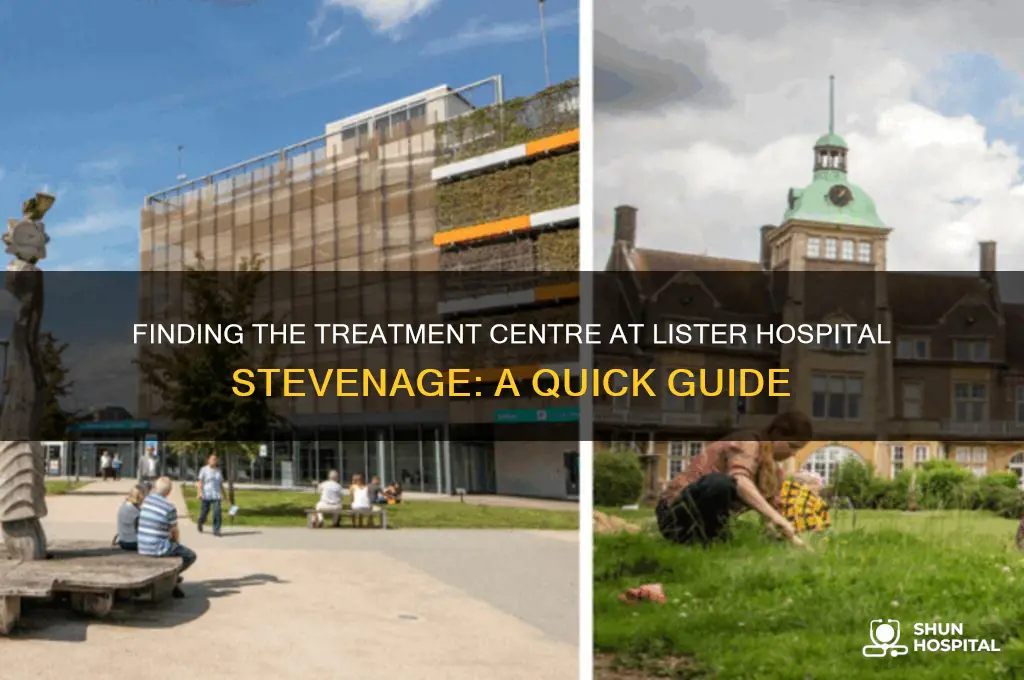 where is the treatment centre at lister hospital stevenage