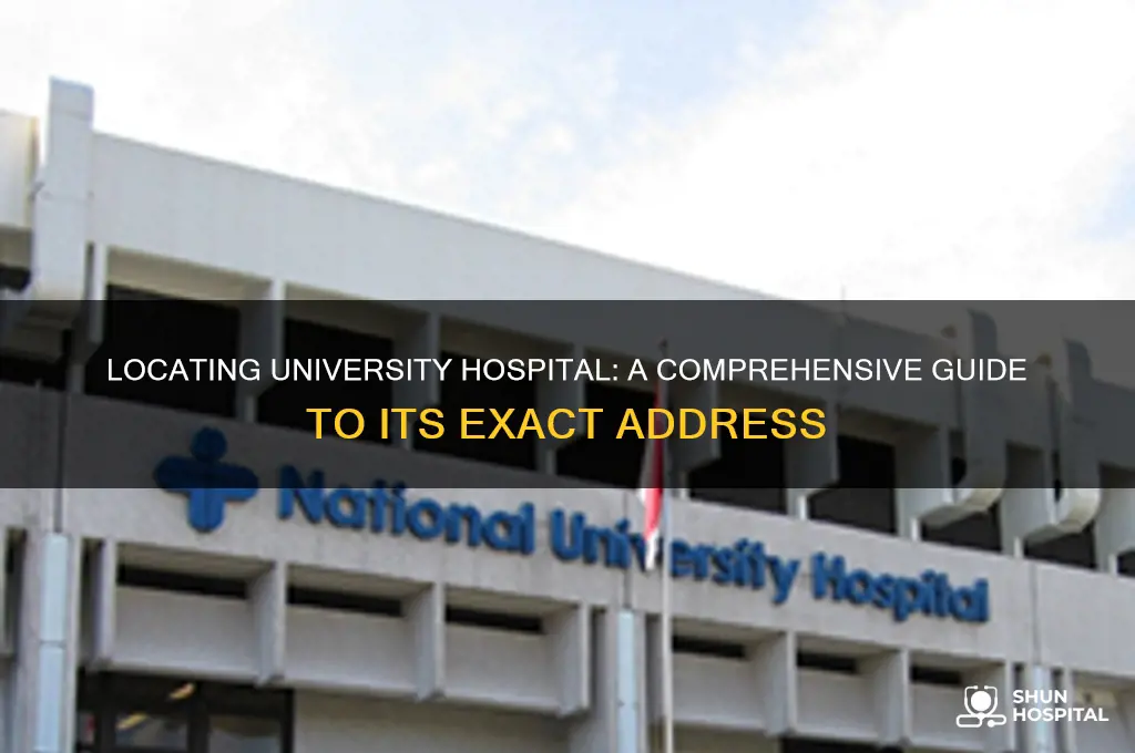 where is the university hospital