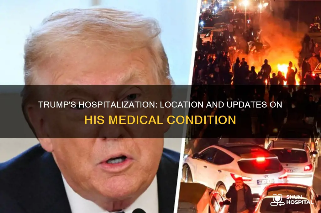 where is trump hospitalized